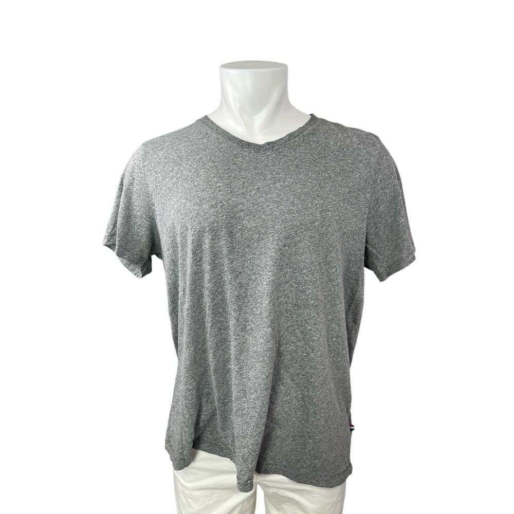 Sol Angeles Men's Gray V-neck Short Sleeve Casual Basic Tee T-shirt Top Size XXL